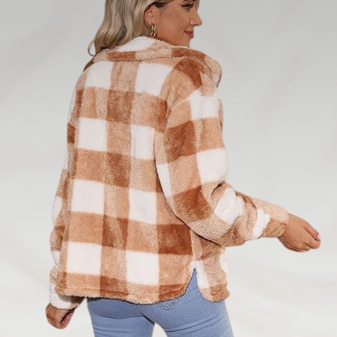 CHAQUETA TIPO CAMISA PARA MUJER ULTIMAS UNIDADES EN CAMEL