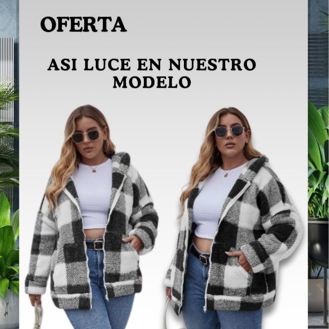 CHAQUETA PRIMAVERA CUADROS ULTIMAS UNIDADES