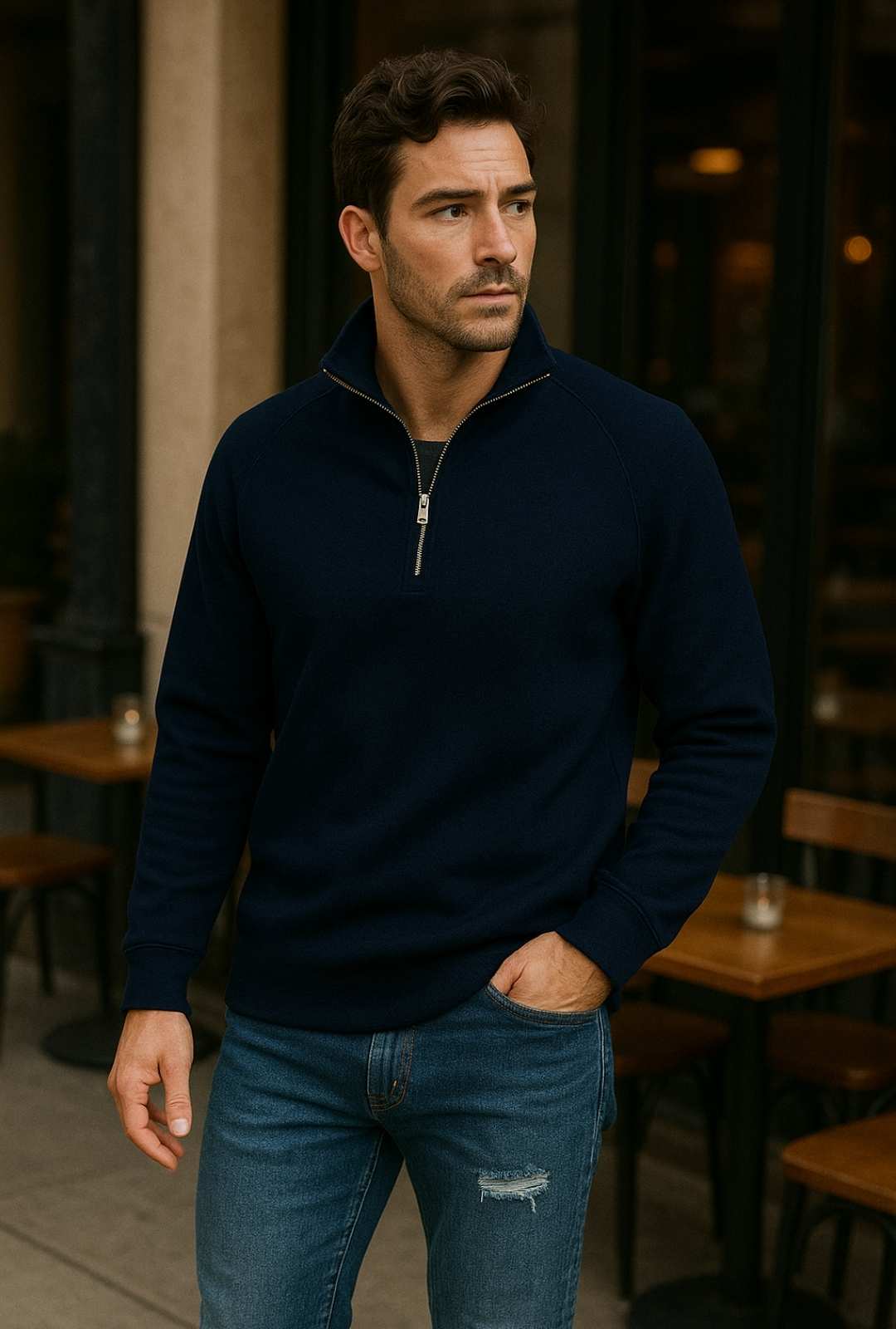 BUZO FIT PARA HOMBRE