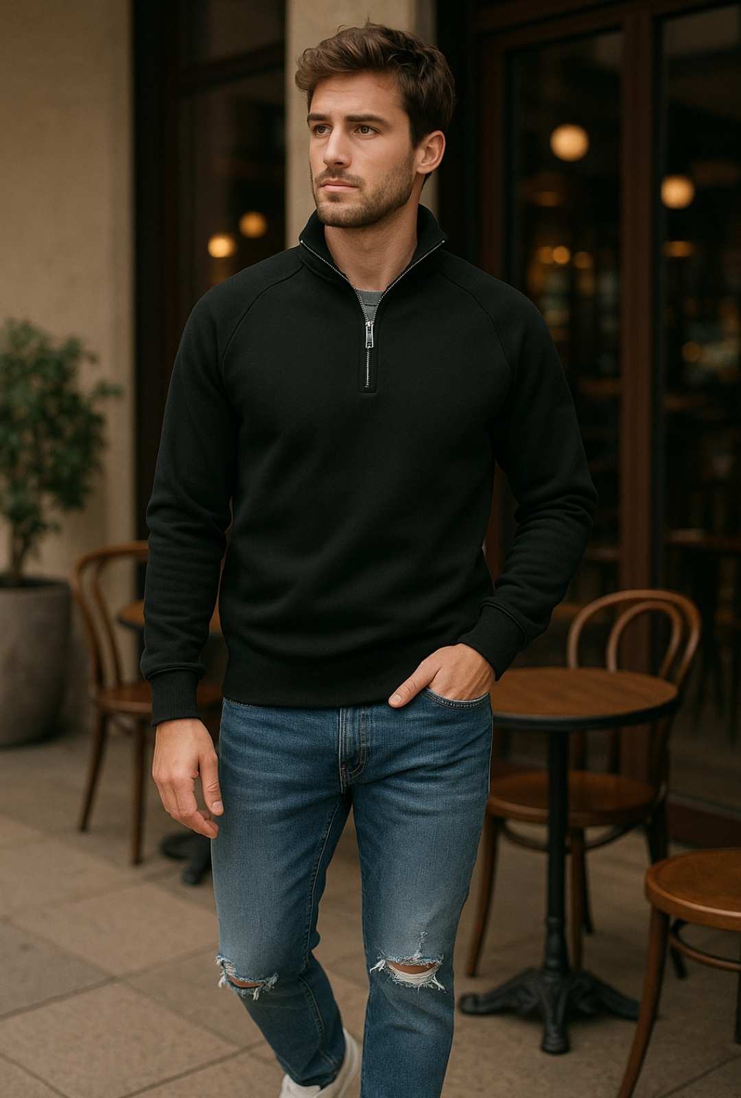BUZO FIT PARA HOMBRE