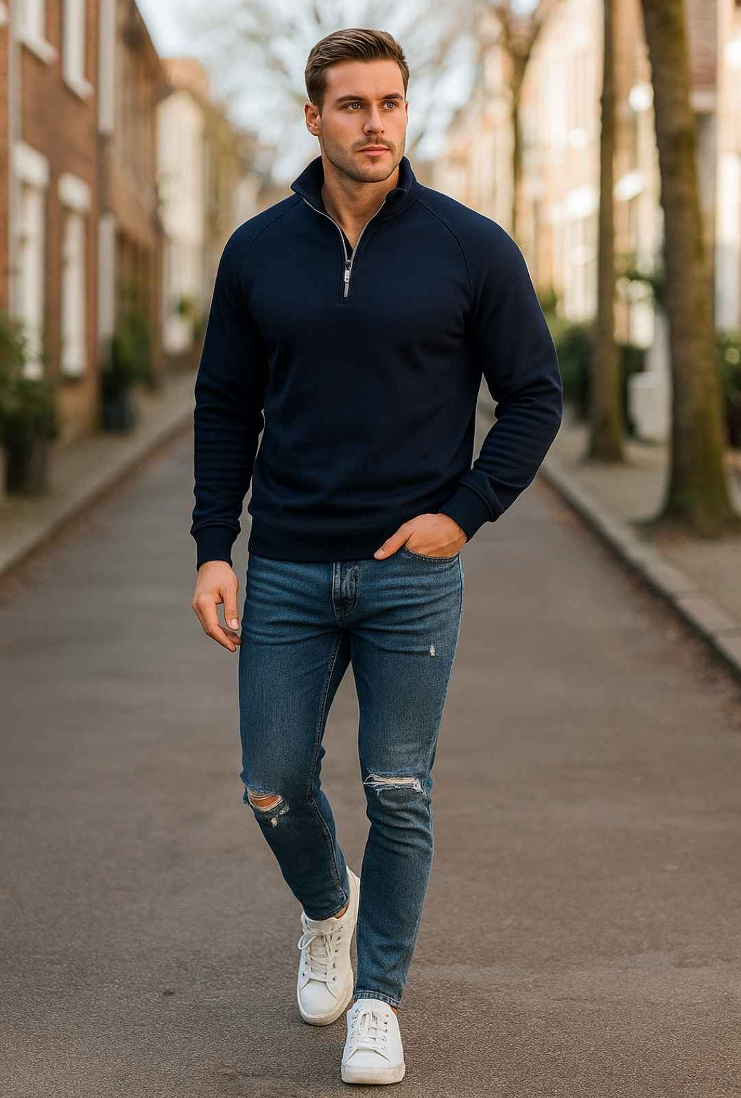 BUZO FIT PARA HOMBRE