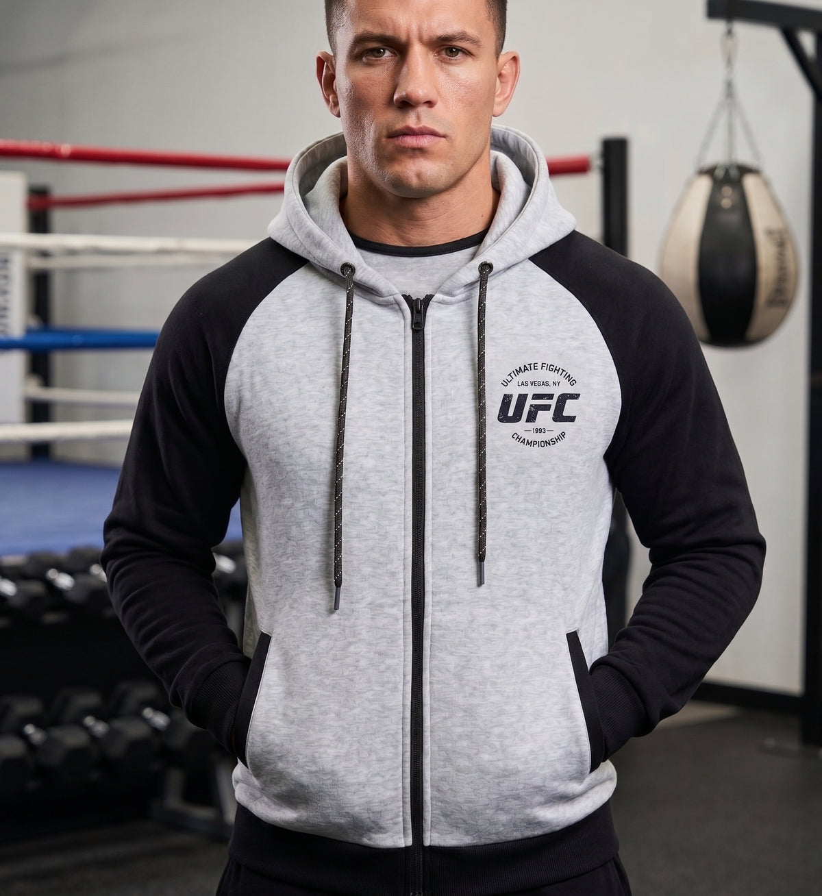 CHAQUETA UFC COMBINADA PARA HOMBRE