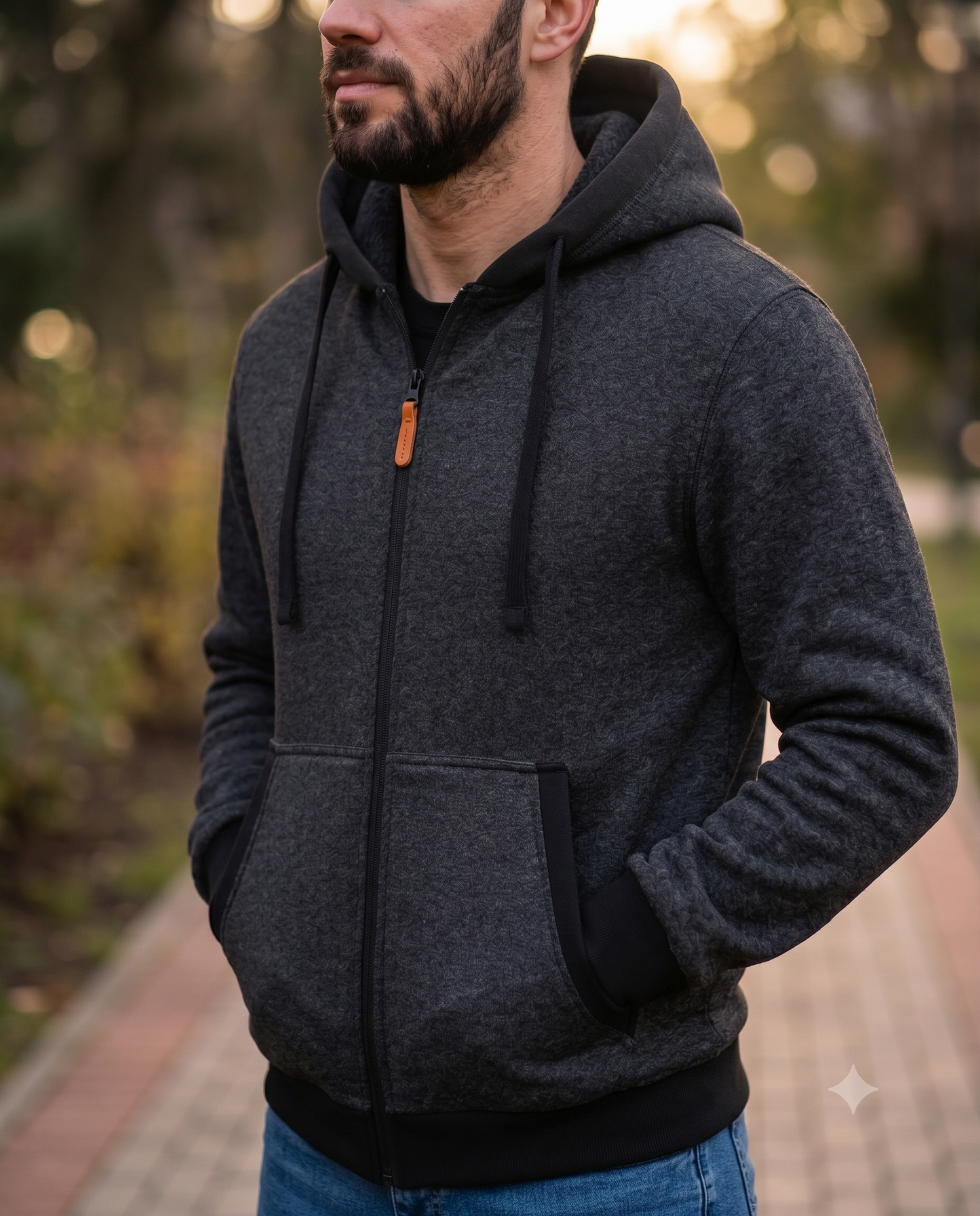 CHAQUETA COMBINADA PARA HOMBRE