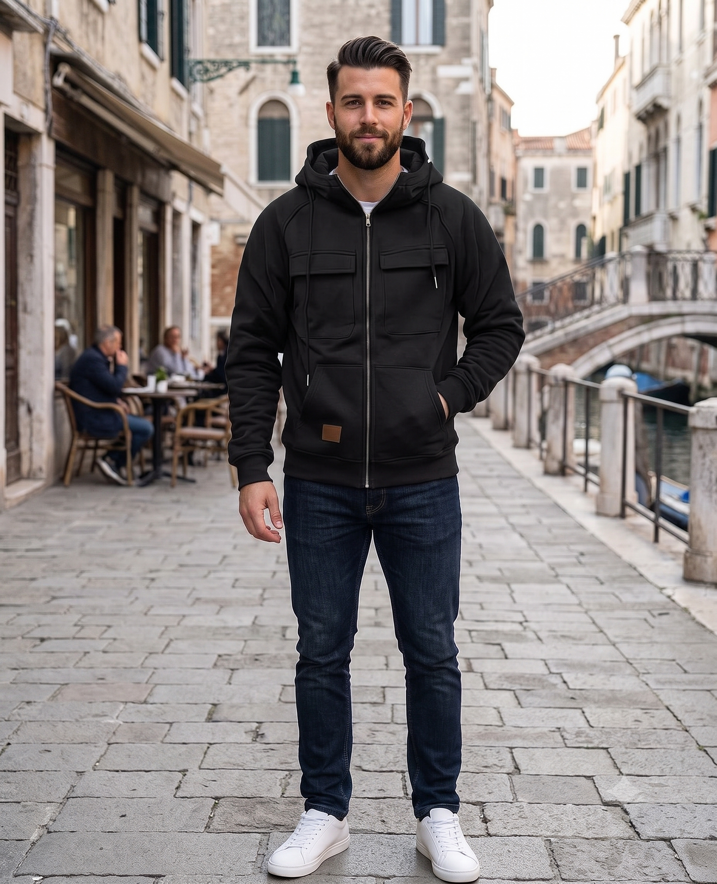 CHAQUETA DE MODA CASUAL PARA HOMBRE