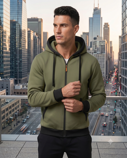CHAQUETA COMBINADA PARA HOMBRE