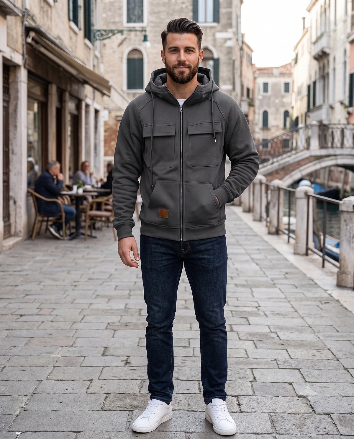 CHAQUETA DE MODA CASUAL PARA HOMBRE