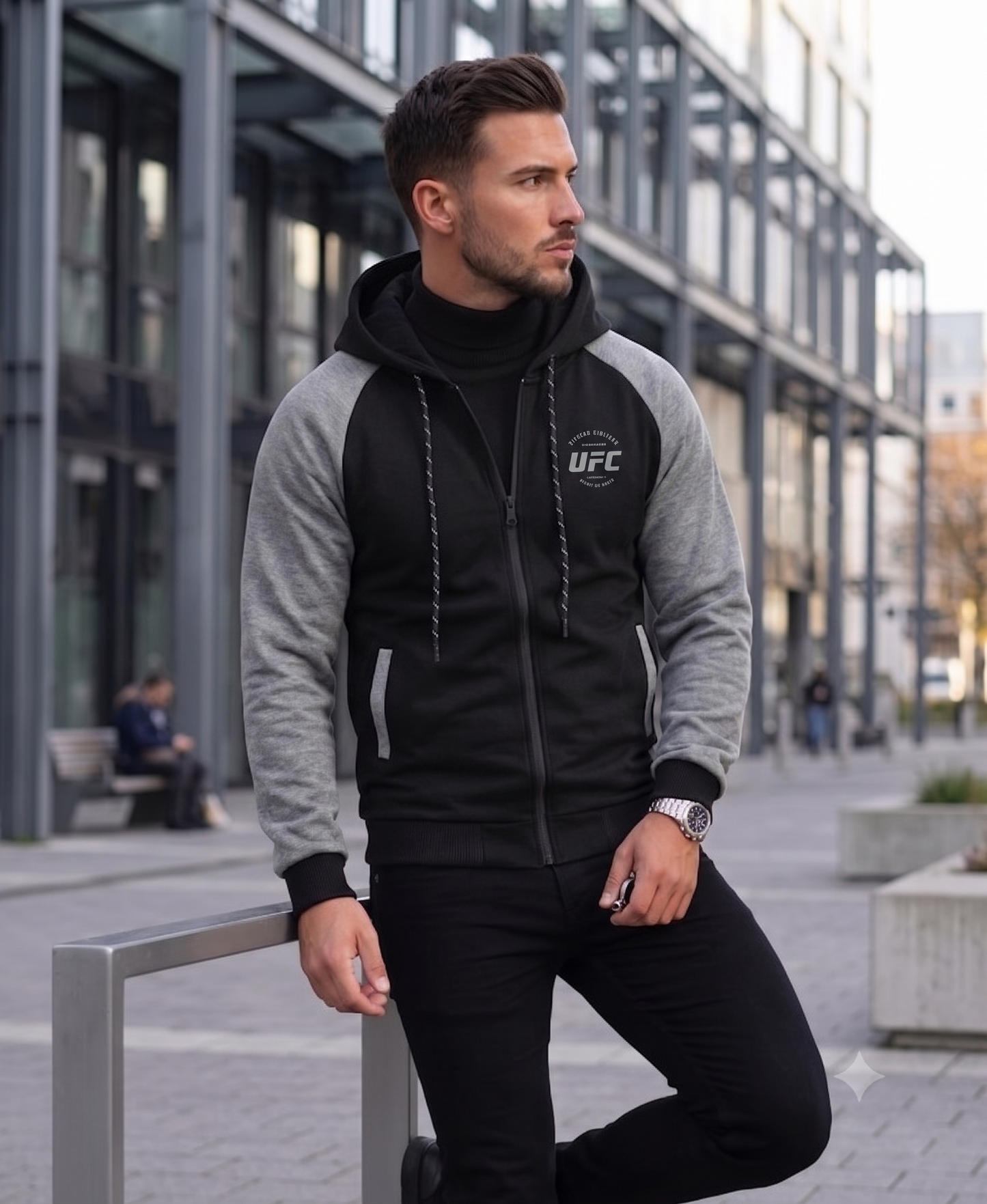 CHAQUETA UFC COMBINADA PARA HOMBRE